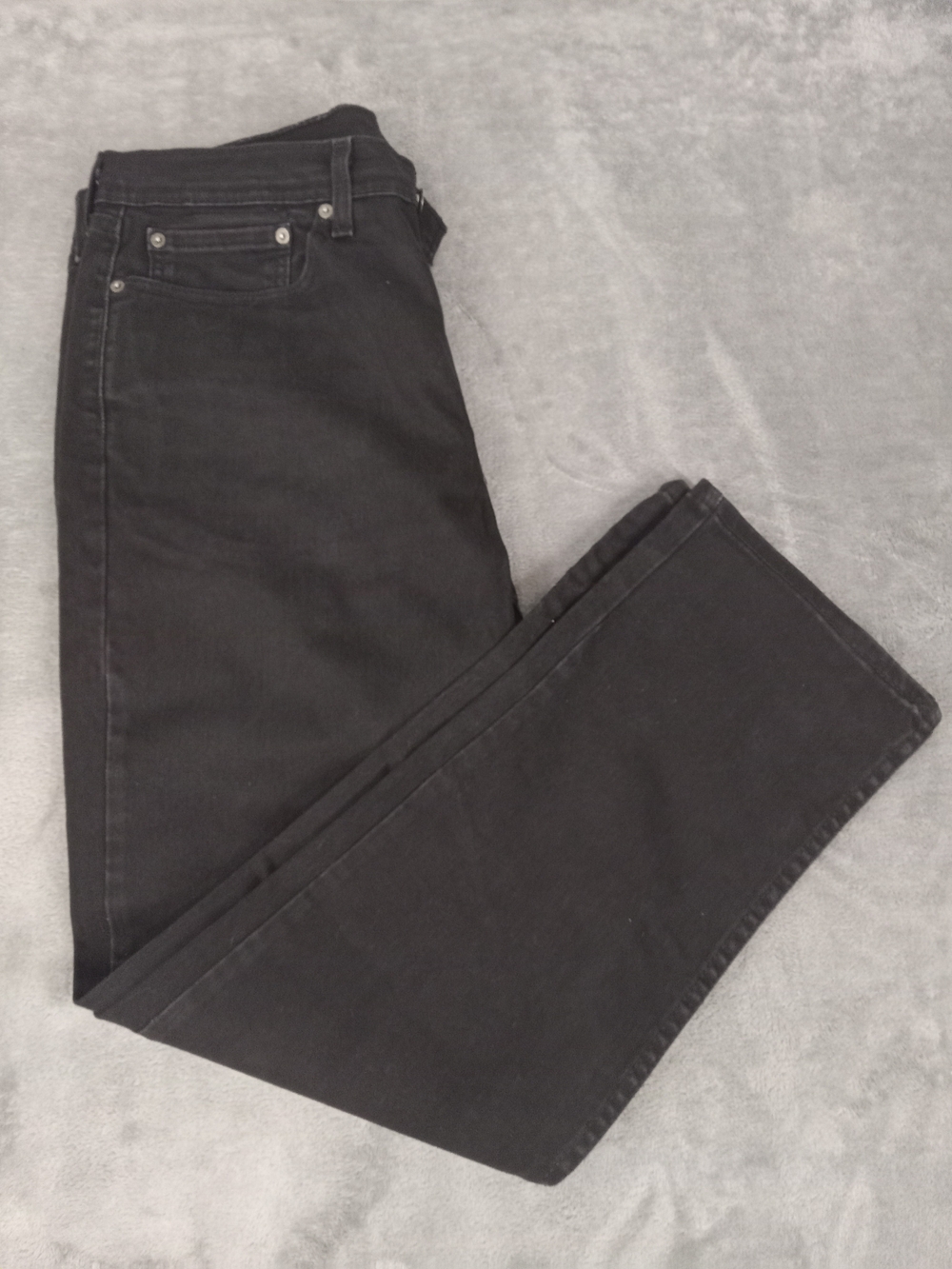 Levi's 514 Men's  Straight Leg Fit  Denim Jeans - Black Size 34x30